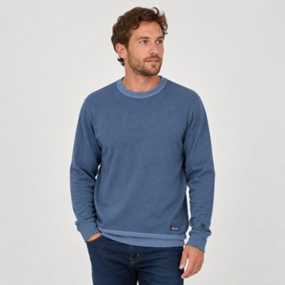 Patagonia R Regulator Fleece Pullover Crewneck Blue‎ Mens Medium Made in USA